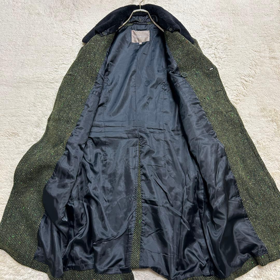 hiromichi nakano ツイード ギャングコート ボア取り外し可能