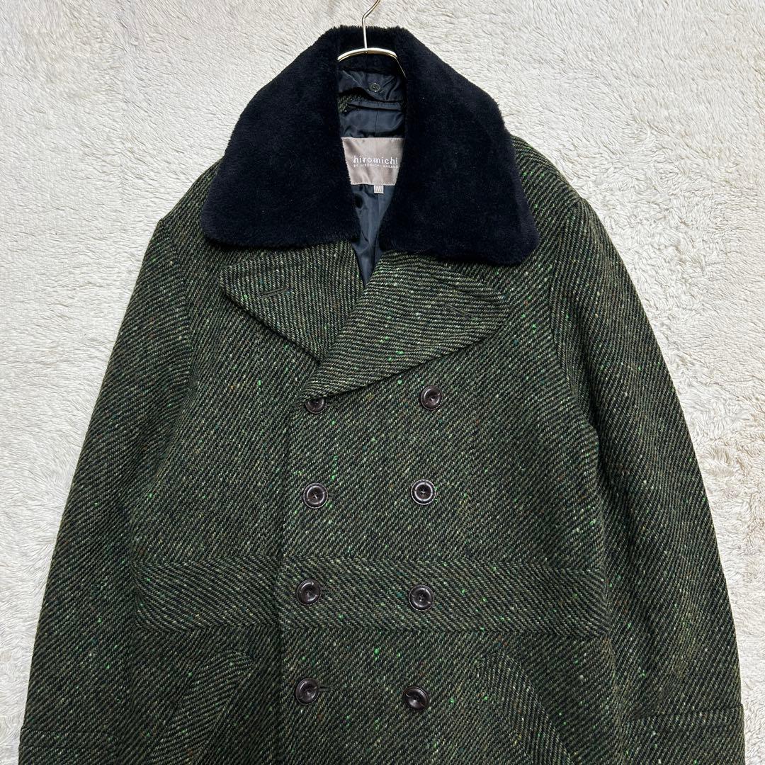 hiromichi nakano ツイード ギャングコート ボア取り外し可能