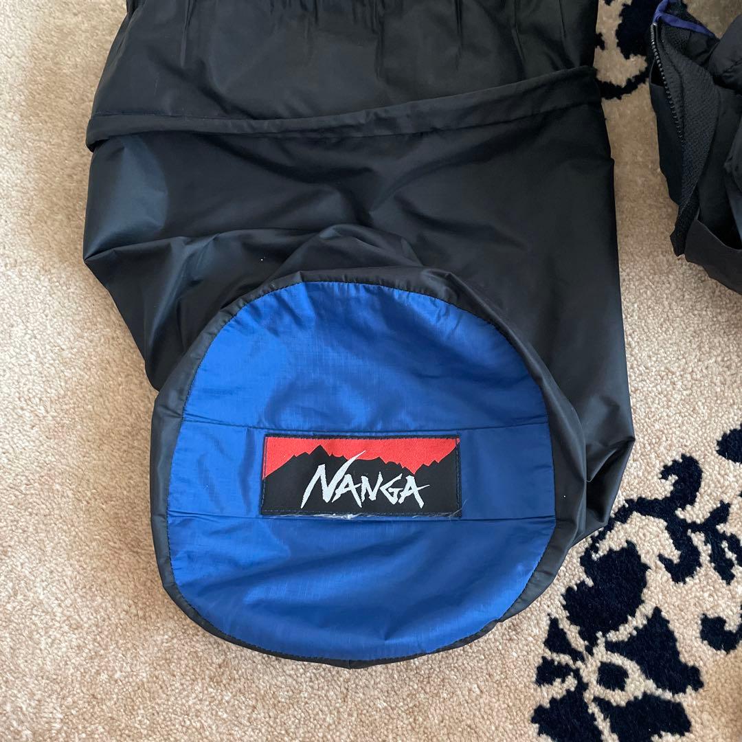 NANGA 寝袋 青　シュラフ　サイズM