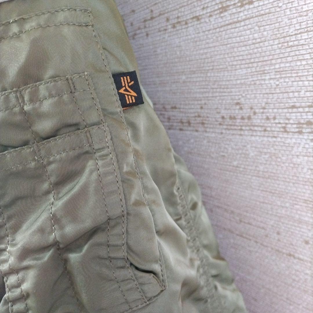 ALPHA INDUSTRIES MA-1　オリーブグリーン　アルファ　ワッペン