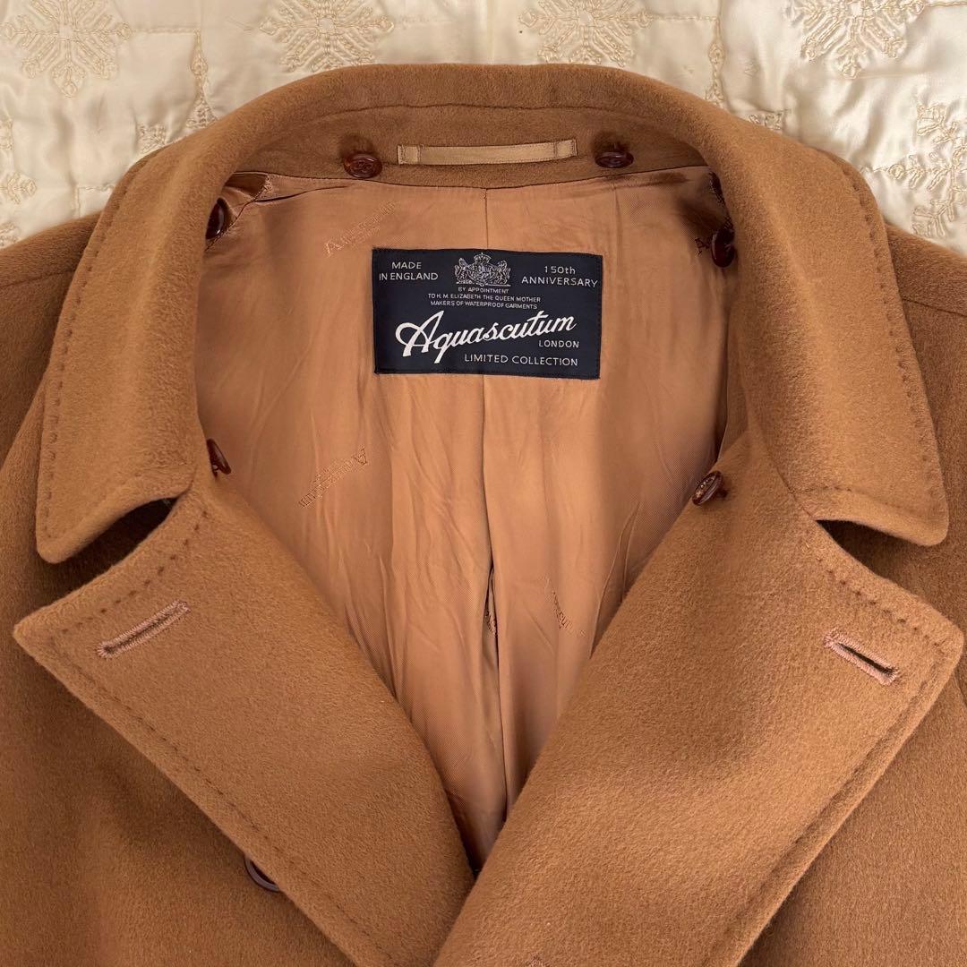アクアスキュータム メンズカシミアコート150周年限定コレクション 38 希少