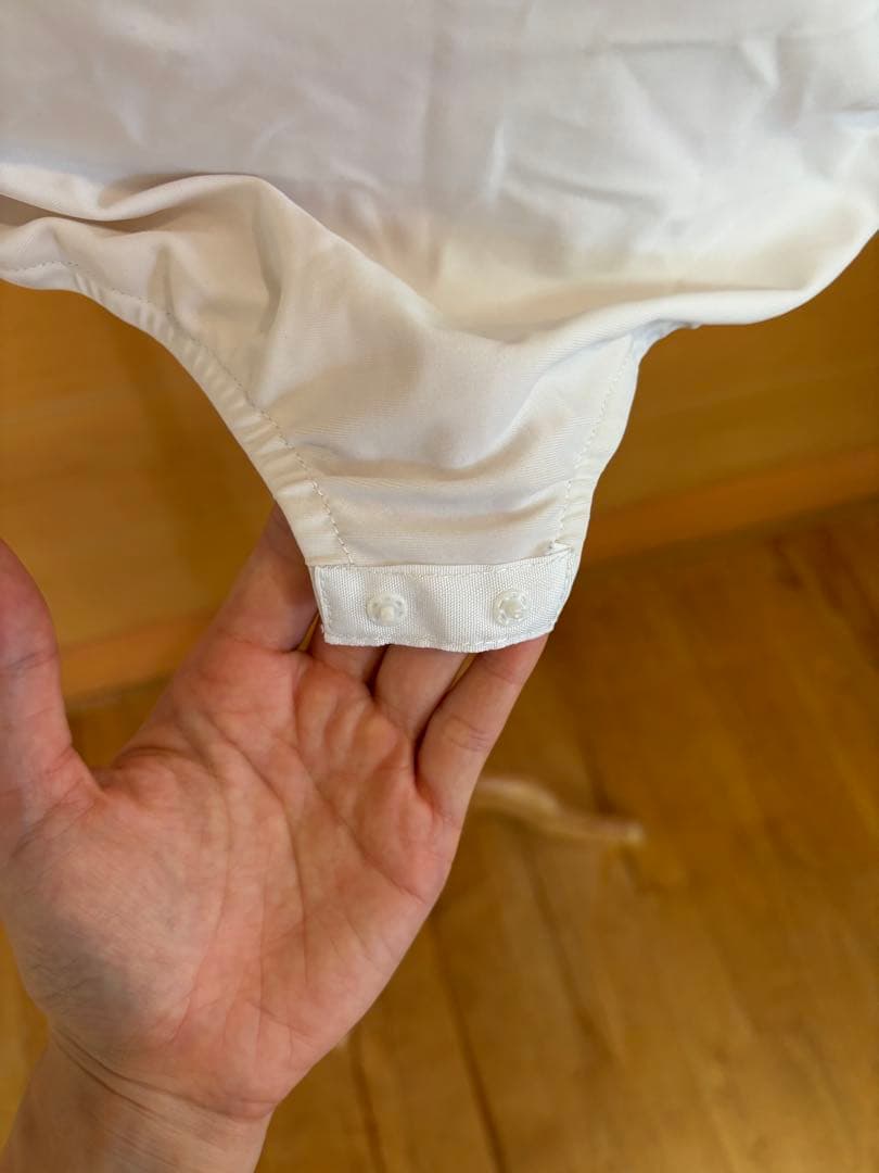 TID ホワイトレースボールルームトップス（白）レッスンウェア