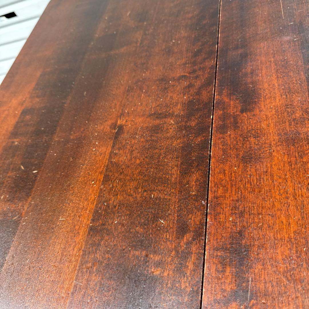 北海道民芸家具 ダイニングテーブル バタフライ 折りたたみテーブル 北