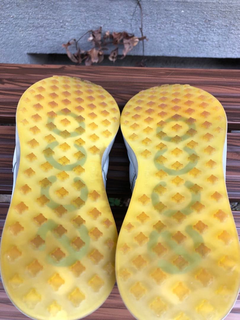 377番 美品ECCO ゴルフシューズ ホワイト36 23.0cmスパイクレス