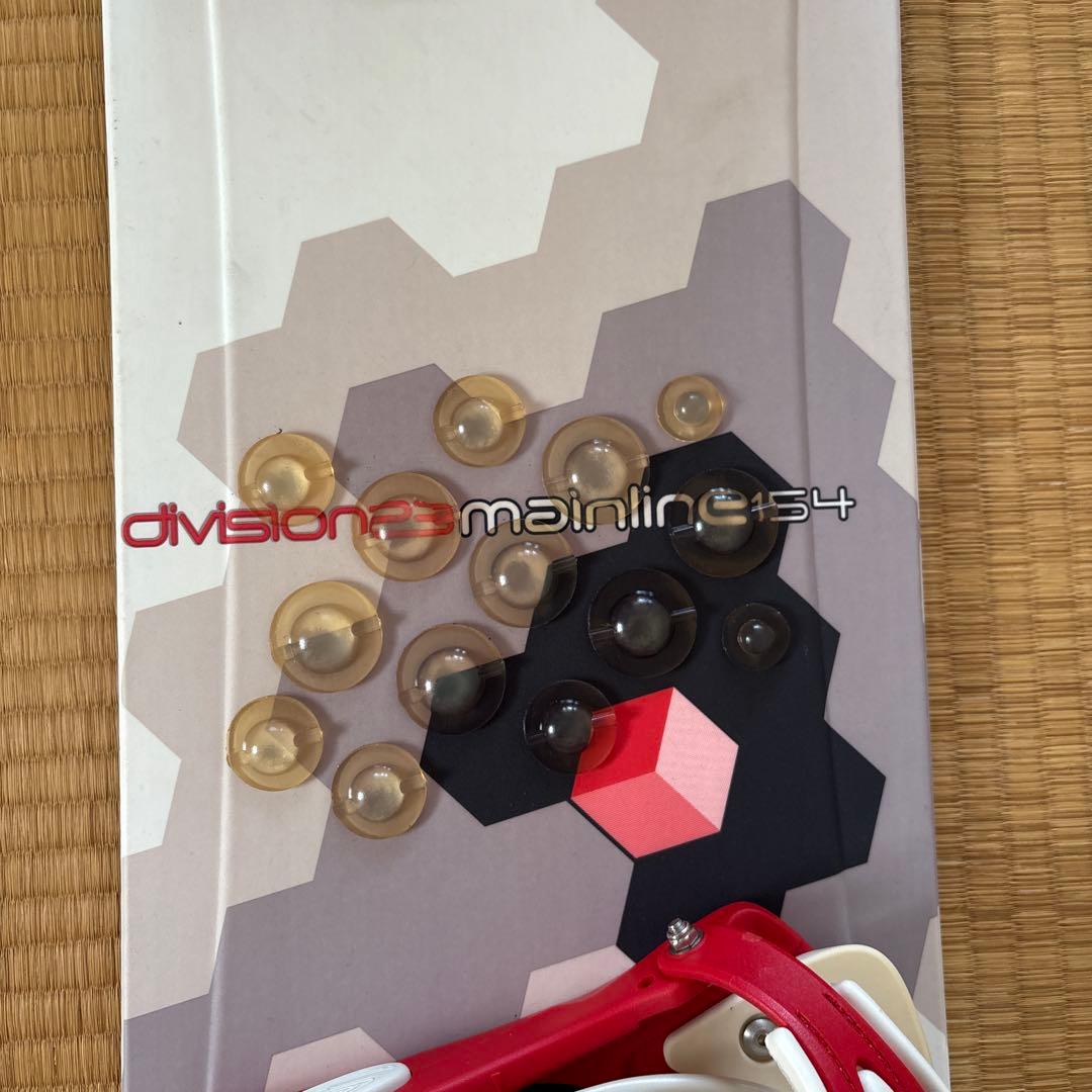 division mainline 154 スノーボード　カバー付き