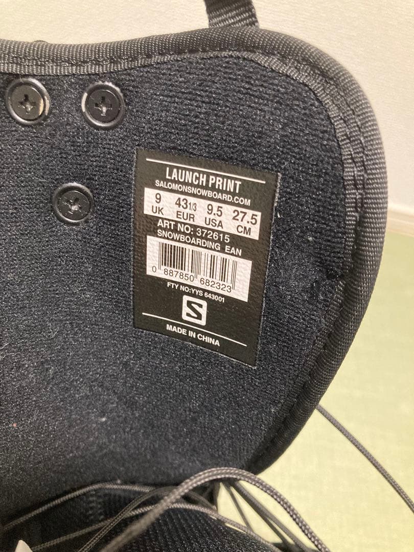 SALOMON スノボブーツ LAUNCH PRINT 27.5cm