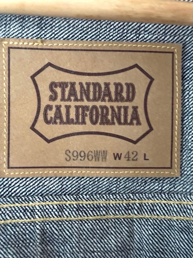 【美品】スタンダードカリフォルニア デニムジャケット S996WW 大戦 42