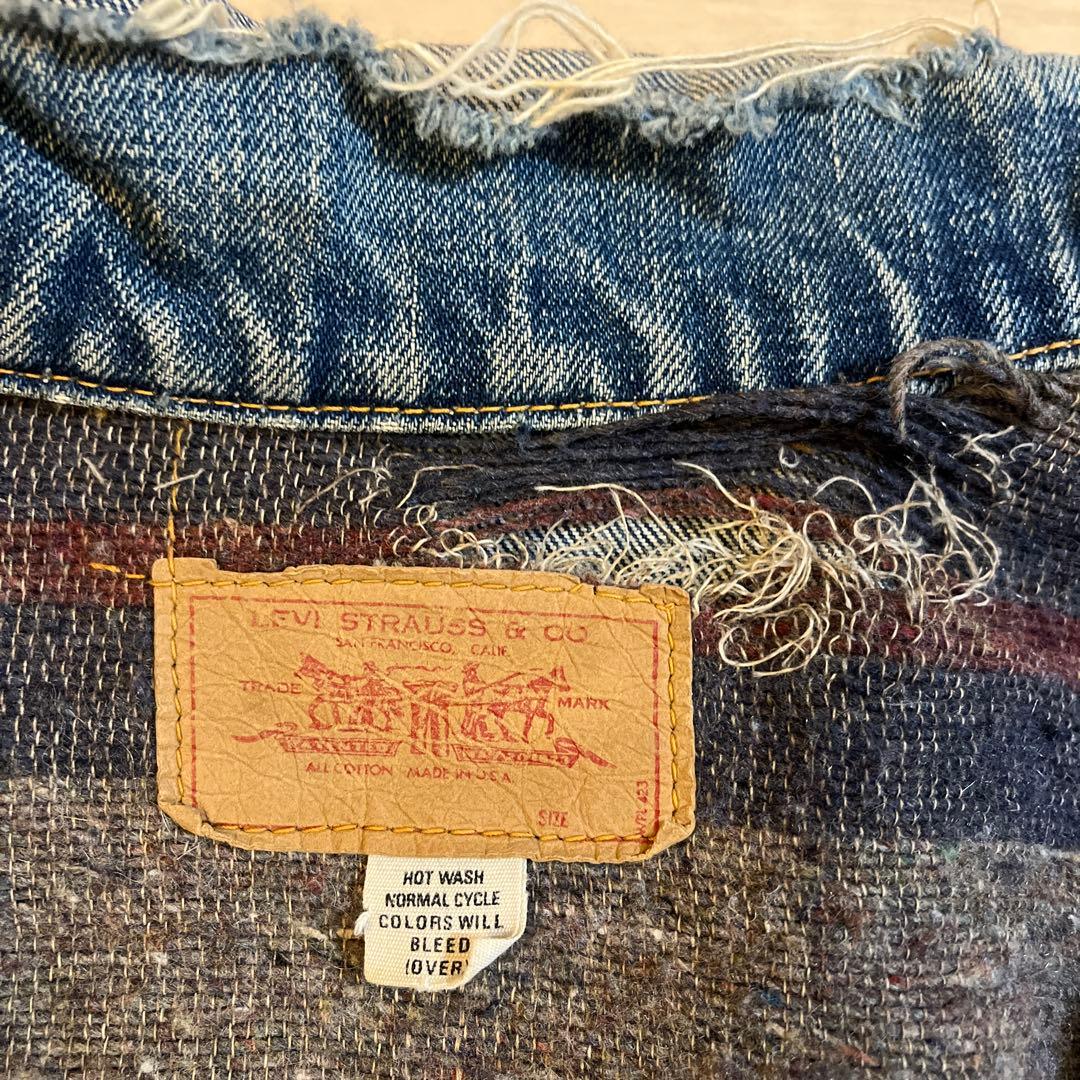 60‘s-70’s Levi‘s 70505 BIG E ブランケット 鬼アタリ