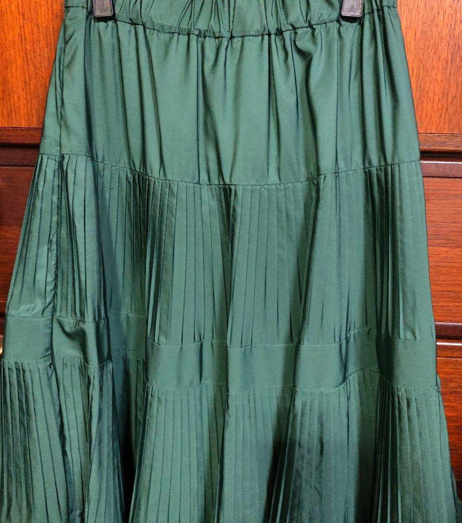【新品未使用】ビアズリープリーツティアードスカート
