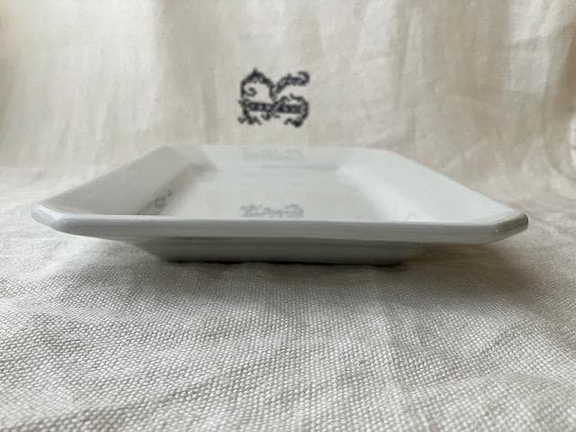 レア小◆リュネヴィルオクトゴナルレクタングル皿クレイユモントロー雅姫サルグミンヌ