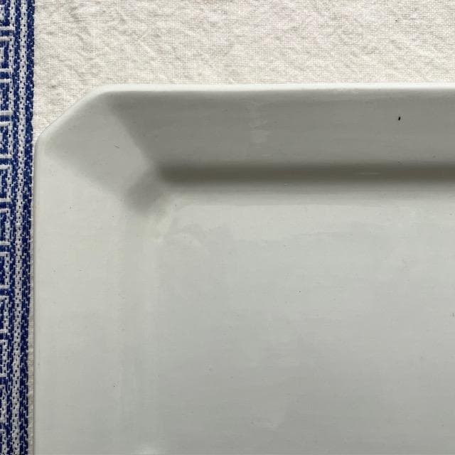 レア小◆リュネヴィルオクトゴナルレクタングル皿クレイユモントロー雅姫サルグミンヌ