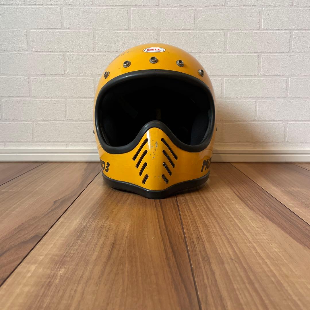 ベルモト3 ビンテージ　リペア未使用品　BELL MOTO Ⅲ イエロー
