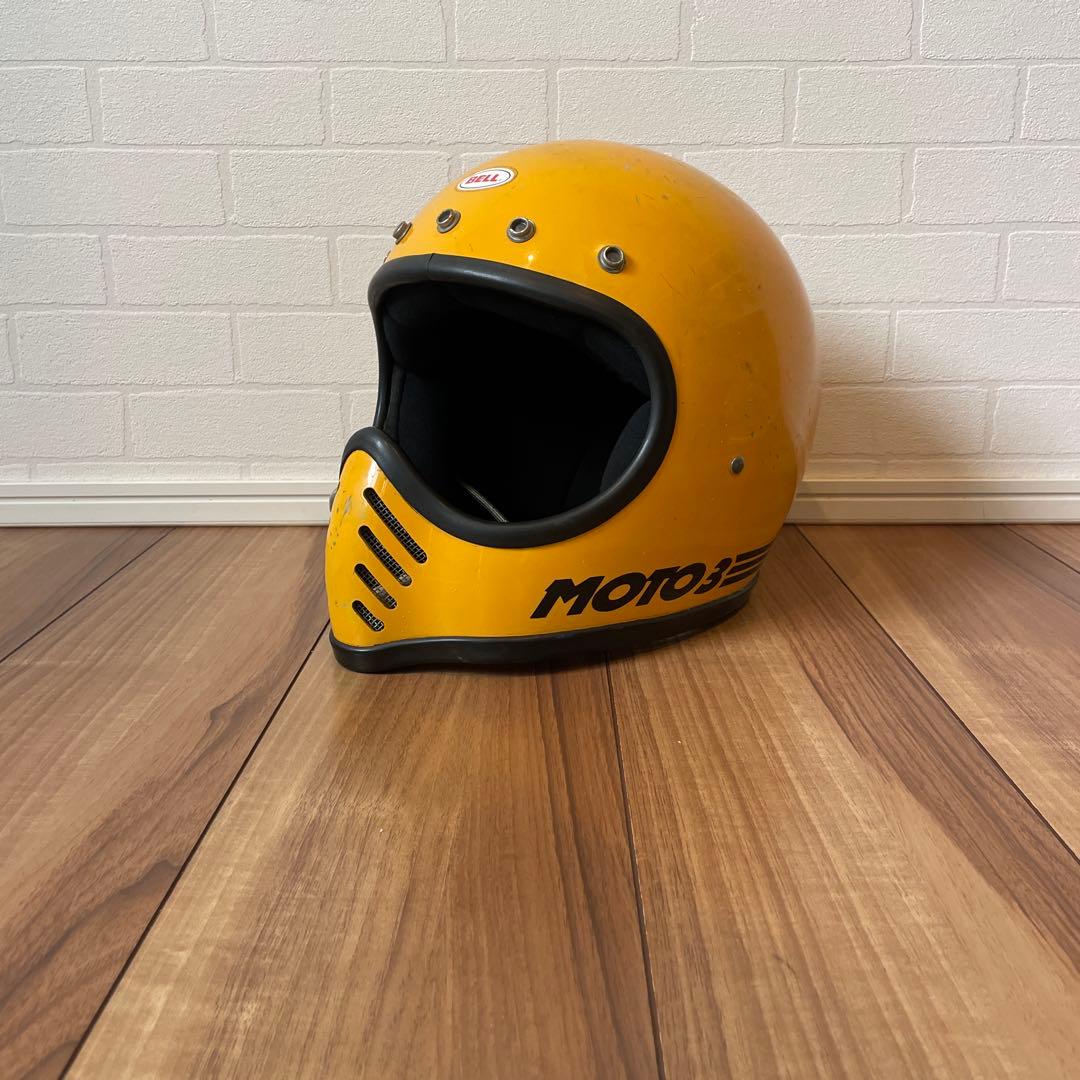 ベルモト3 ビンテージ　リペア未使用品　BELL MOTO Ⅲ イエロー