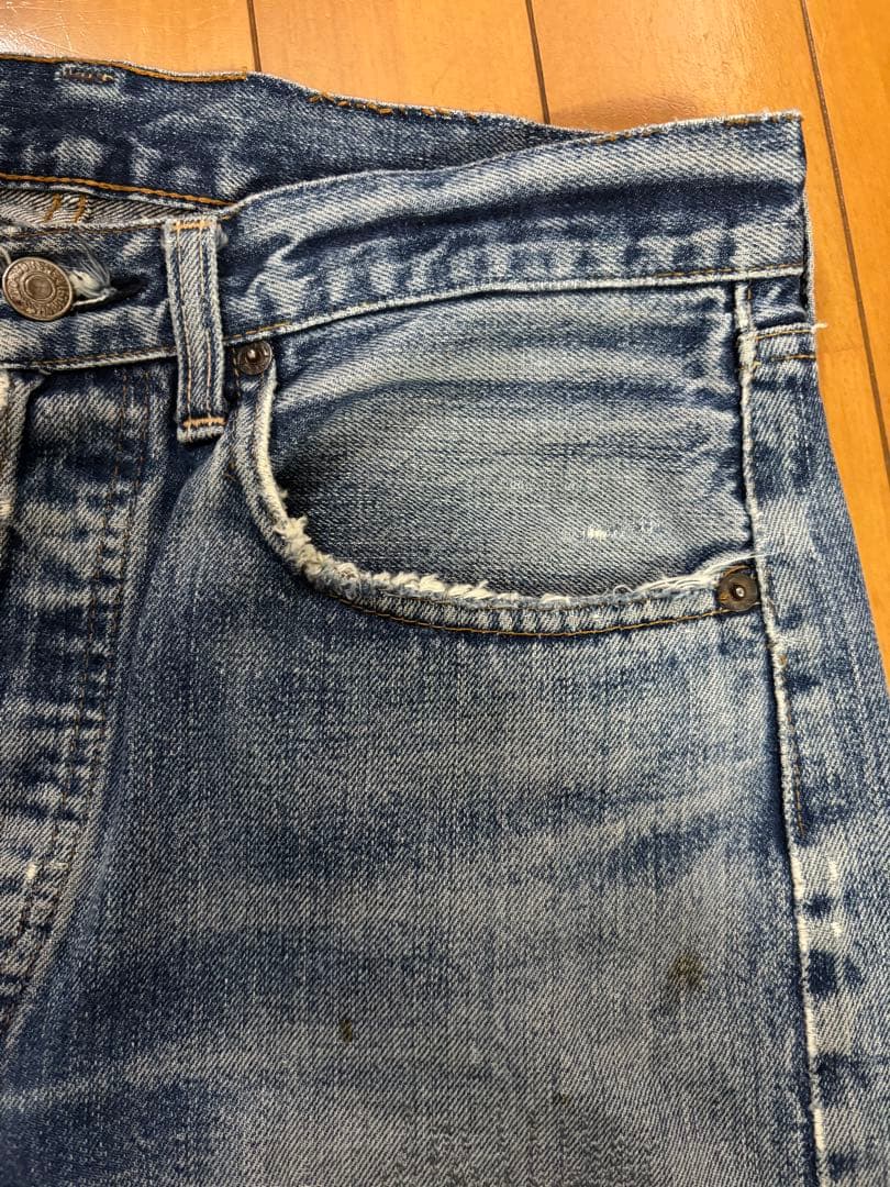 Levi's 501 リーバイス 66前期 70s 赤耳 W31 リペア有 - メルカリ