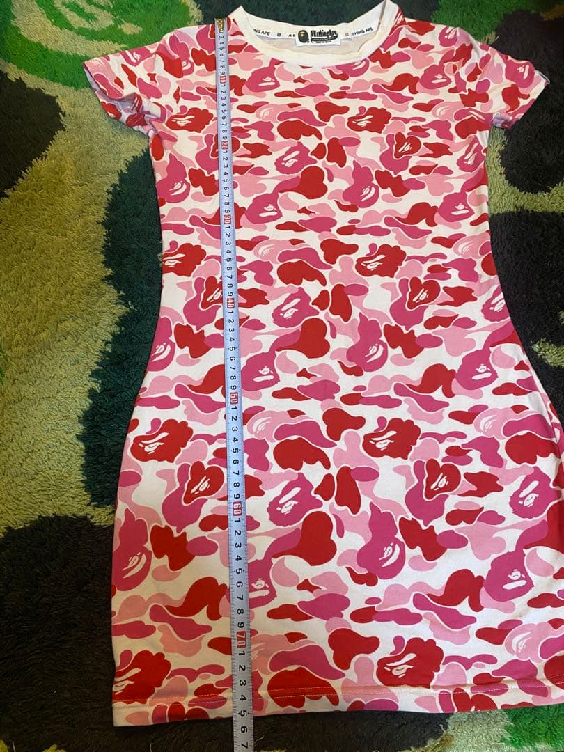 ワンピース BAPE ABC CAMO BODYCON DRESS XS