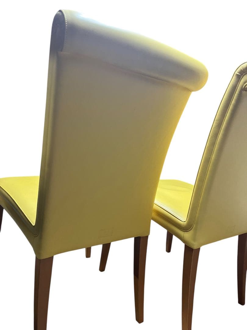 ポルトローナフラウ ヴィットリア ダイニングチェア アームレス イタリア製　２脚