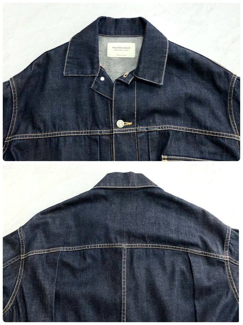 【美品】BEAUTIFUL PEOPLE デニムジャケット オーバーサイズ 36