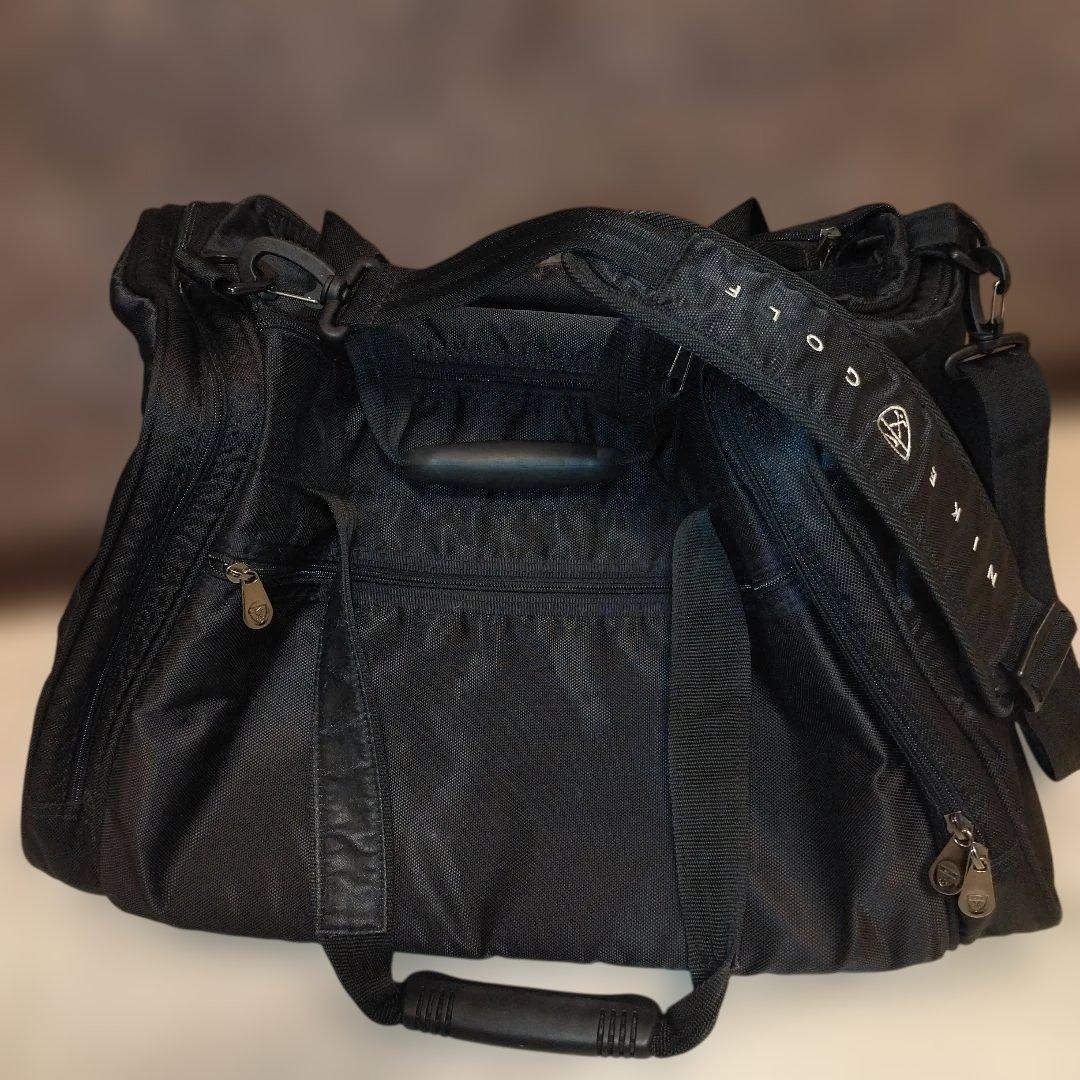 希少品】NIKE GOLF ナイキゴルフ ブラックボストンバッグ - メルカリ