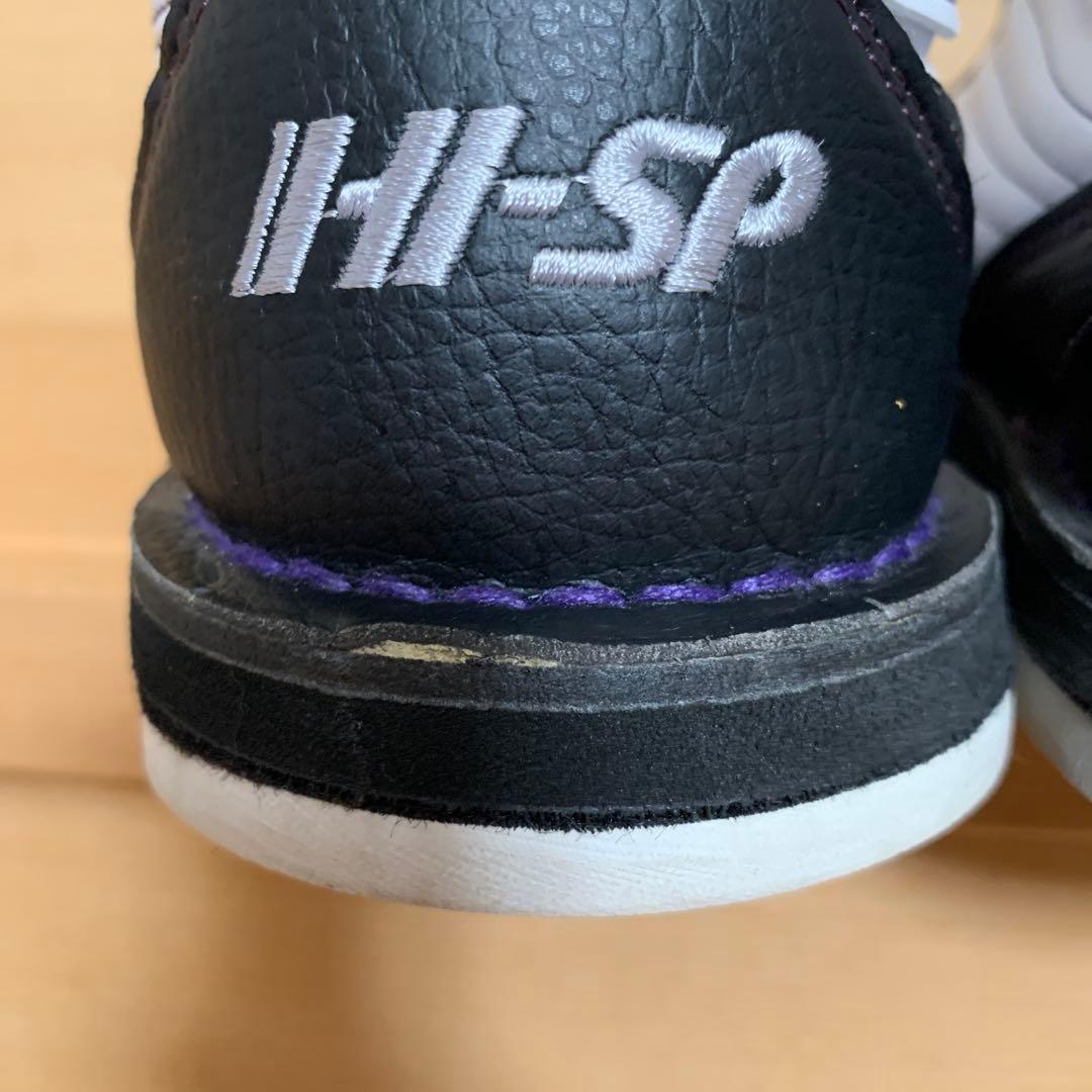 HI-SP ボウリングシューズ ホワイト/ブラック/パープル　26㎝