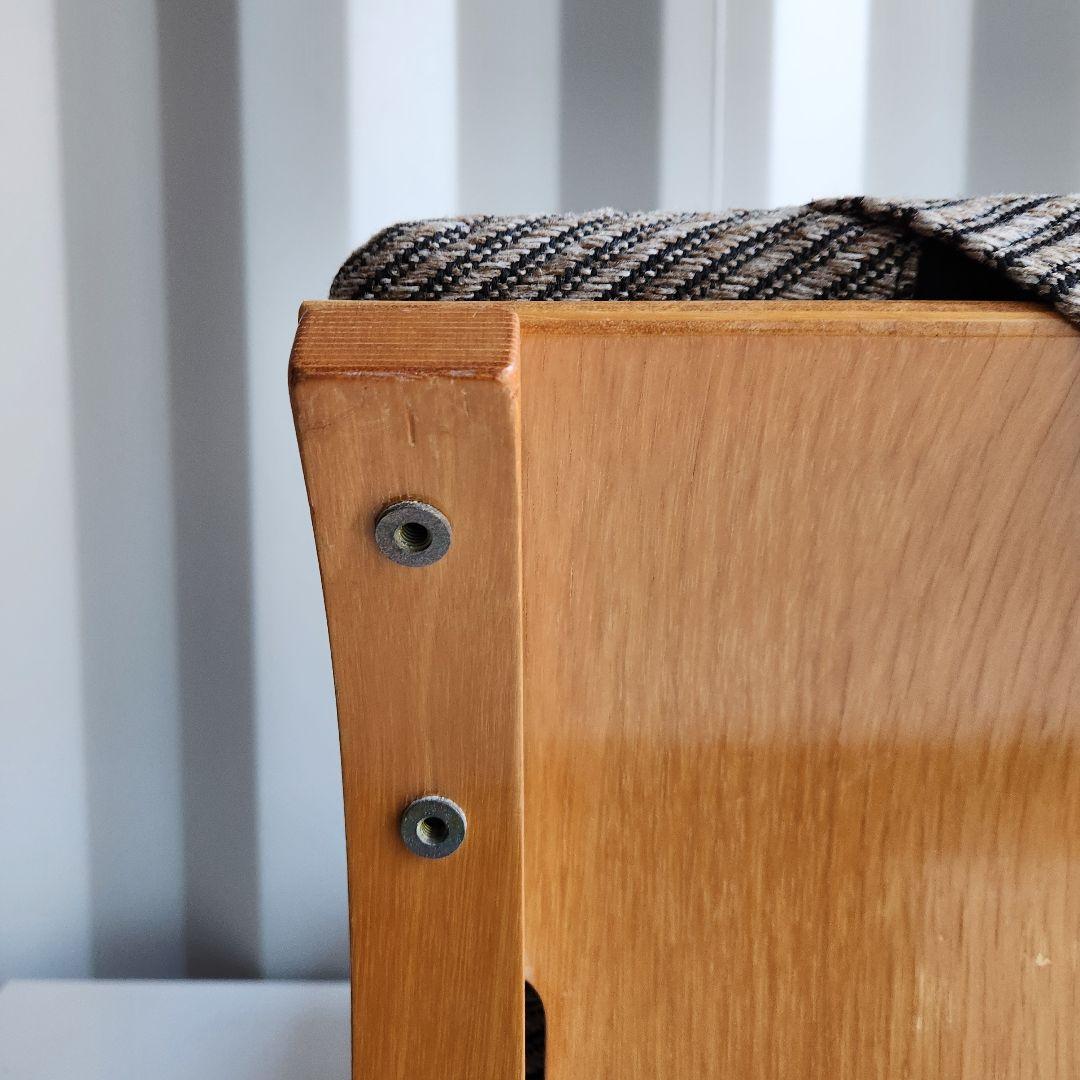 徳島県立工業技術センター　新日本木工　曲木　低座椅子　胡坐楽座椅子　腰痛防止