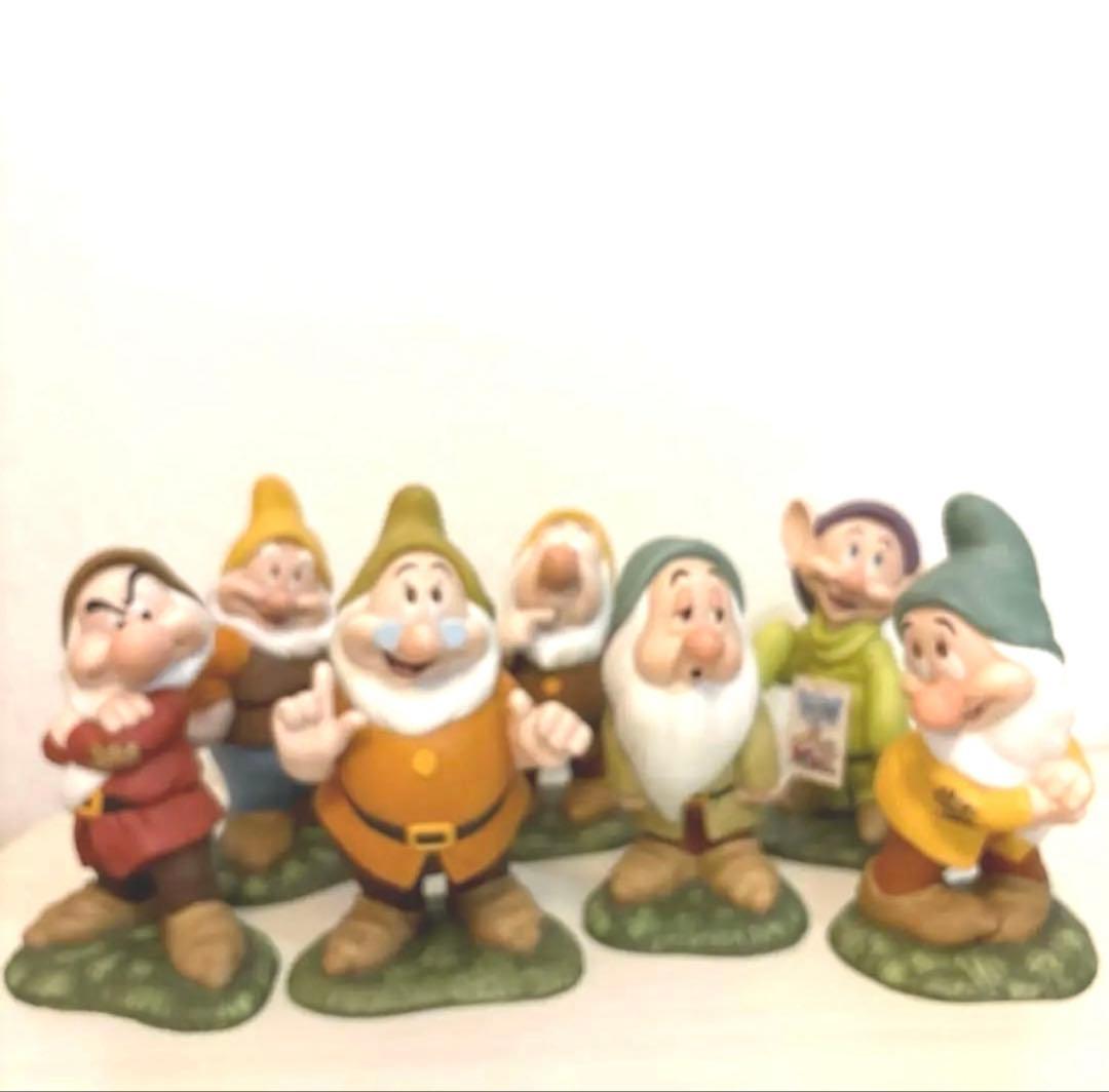 ⚠️最終価格 【稀少 美品】陶器製 特大 加藤工芸 白雪姫 七人の小人