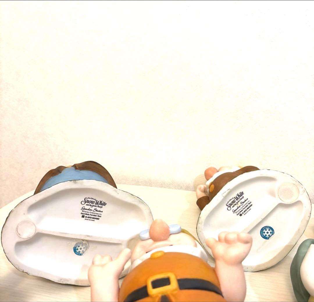 ⚠️最終価格 【稀少 美品】陶器製 特大 加藤工芸 白雪姫 七人の小人