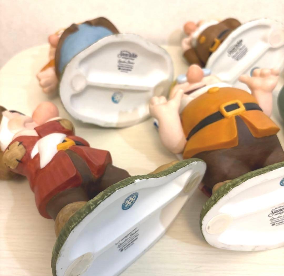 ⚠️最終価格 【稀少 美品】陶器製 特大 加藤工芸 白雪姫 七人の小人