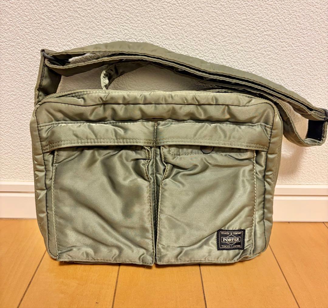 PORTER TANKER ショルダーバッグ セージグリーン
