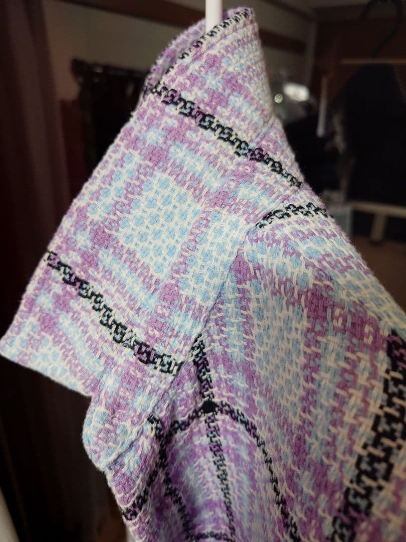 トップス Supreme 23SS Basket Weave Plaid Shirt