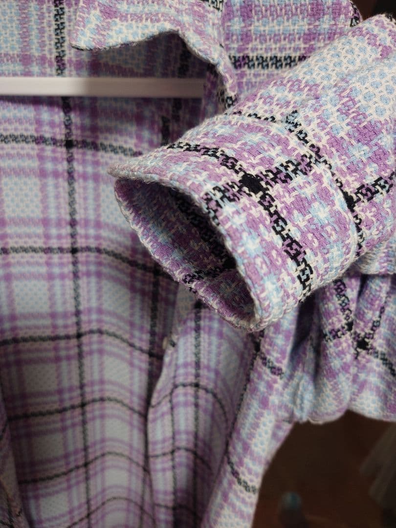 トップス Supreme 23SS Basket Weave Plaid Shirt