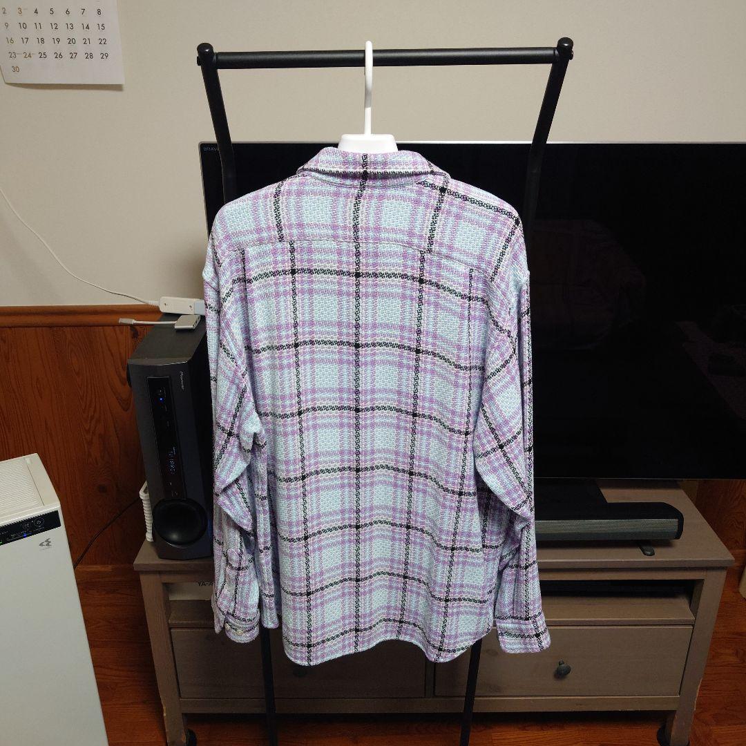 トップス Supreme 23SS Basket Weave Plaid Shirt