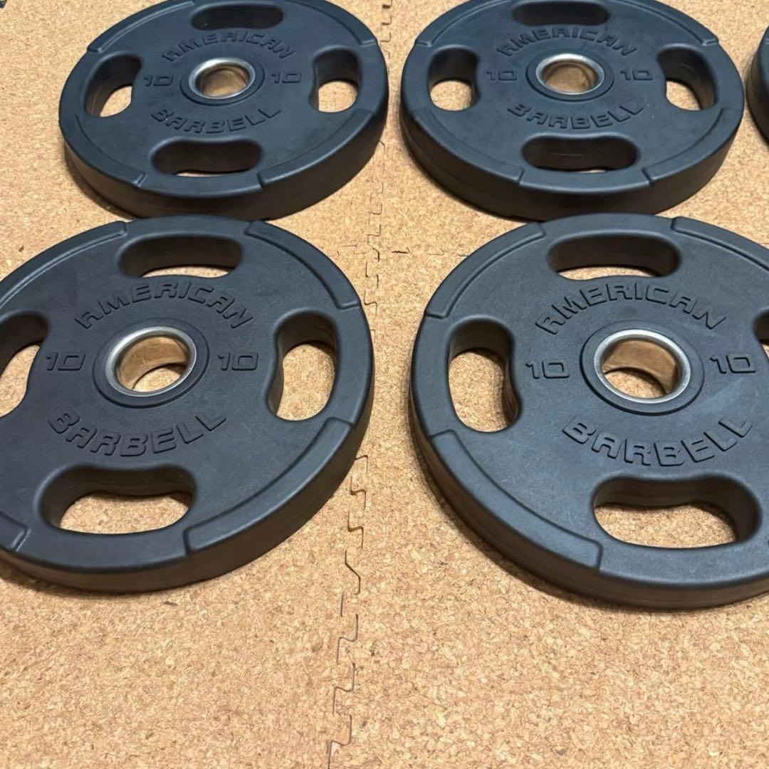 American barbell 50mm バーベルプレート 10kg 6枚