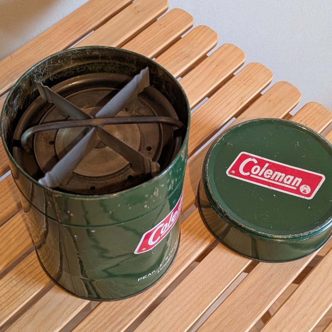 ビンテージ Coleman PEAK 1 ピークワン MODEL 576 収納缶