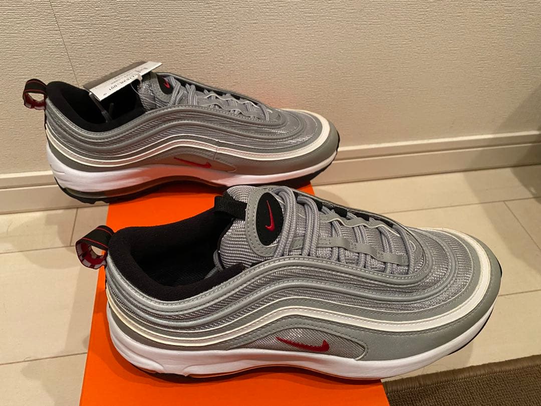 ナイキゴルフCI7538 AIRMAX 97 シルバー Bullet M26cm