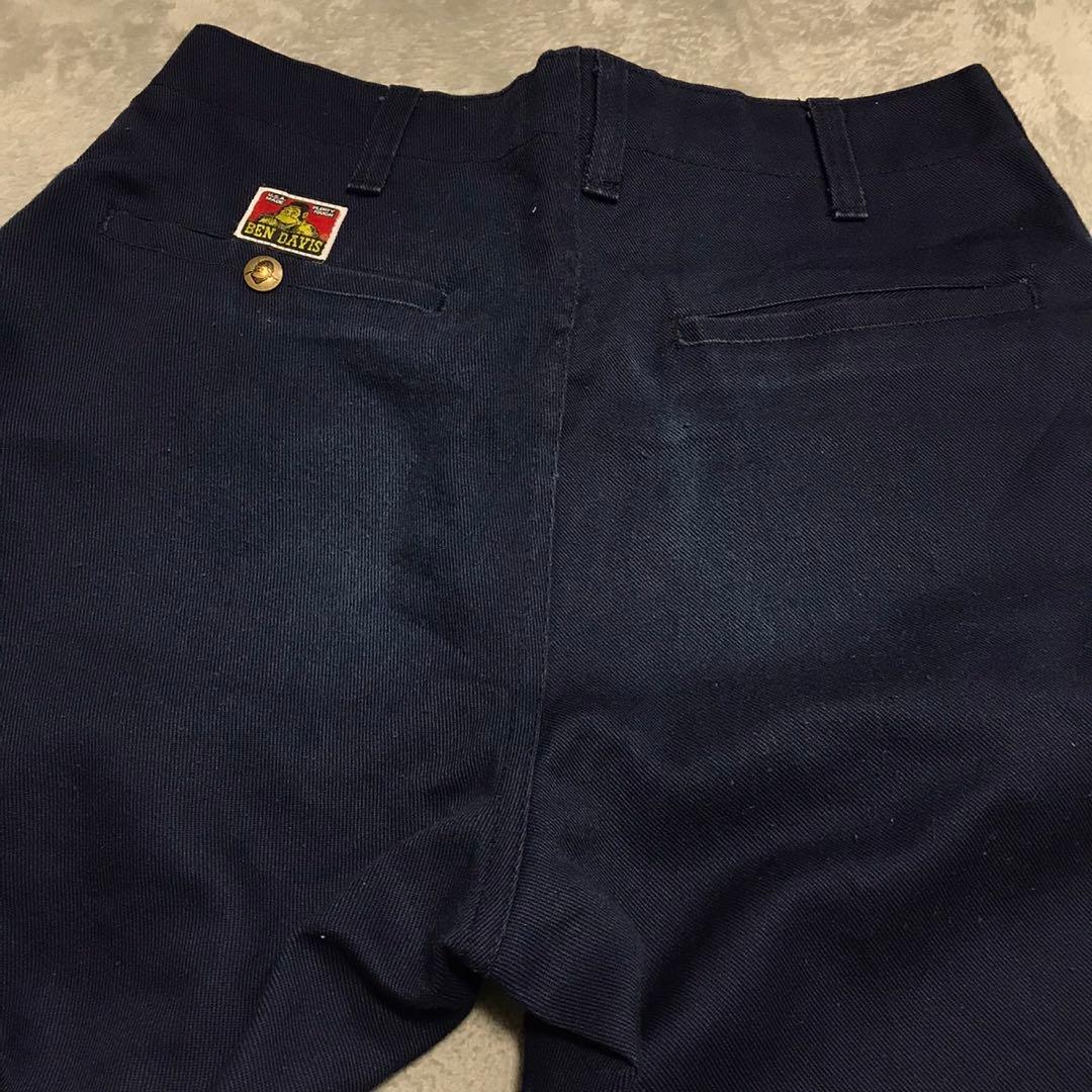 90s BEN DAVIS ビンテージワークパンツ　フリスコ　USA製 ネイビー