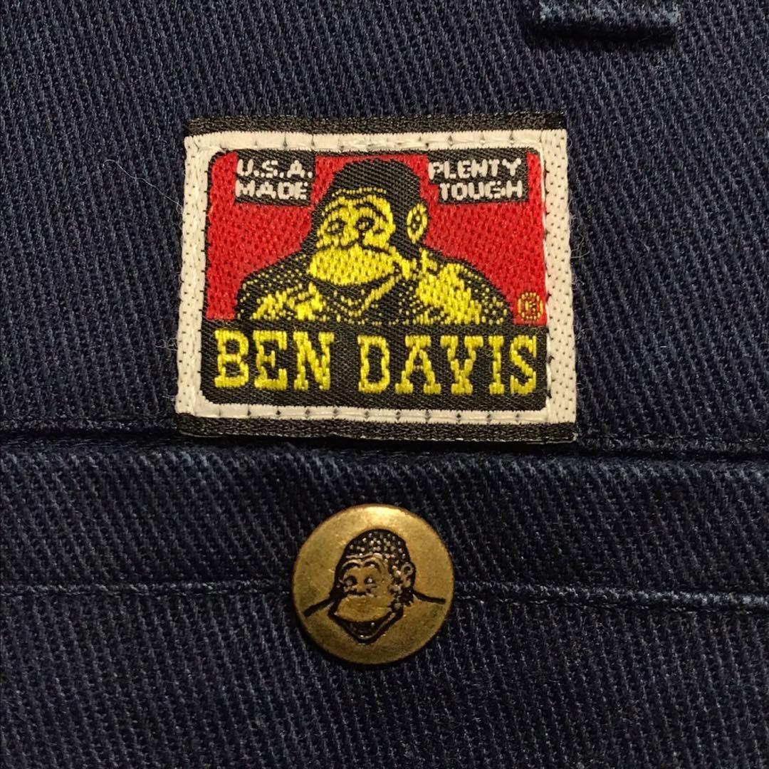 90s BEN DAVIS ビンテージワークパンツ　フリスコ　USA製 ネイビー
