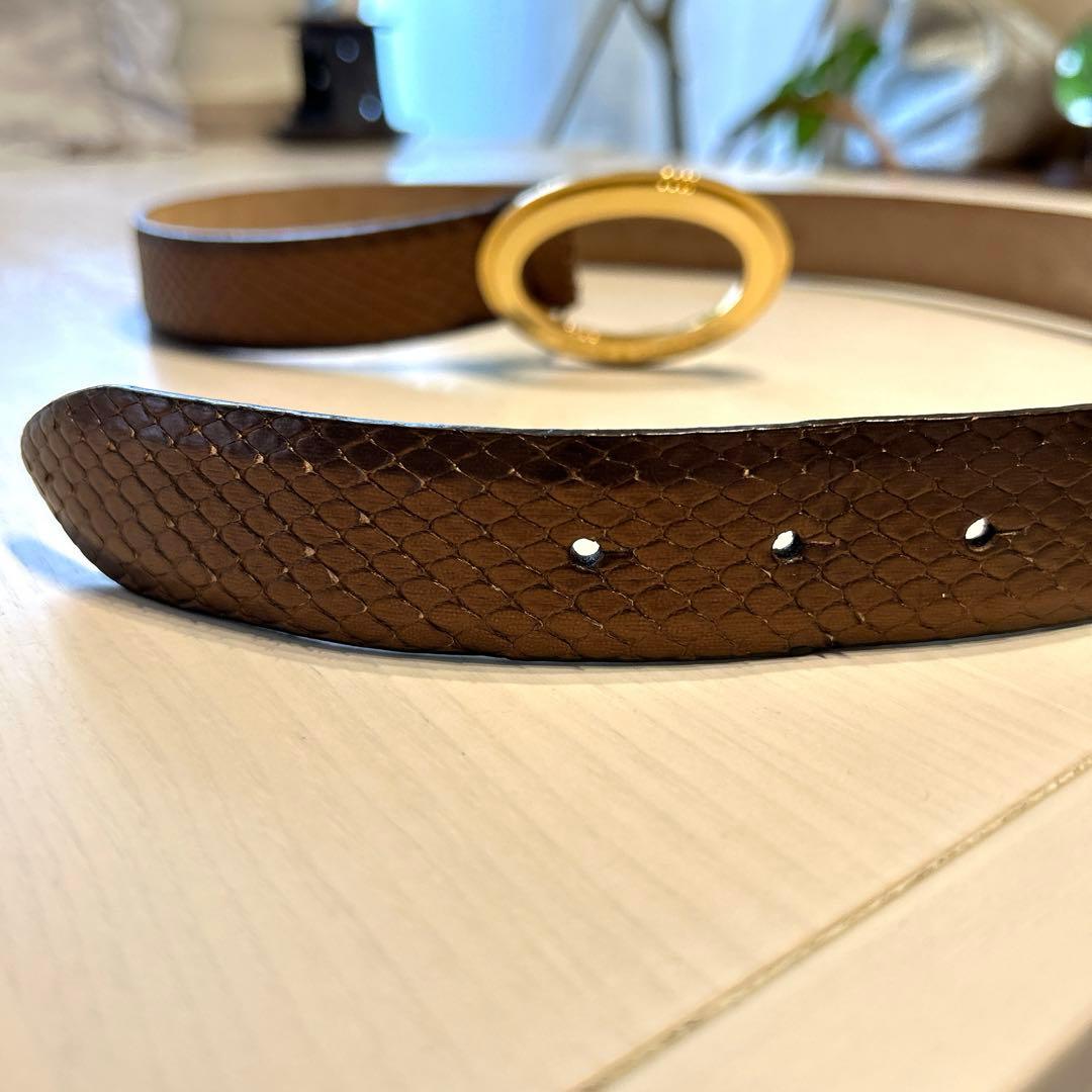 美品‼️ドルチェ&ガッバーナ ベルト ゴールド　レア　希少　レディース