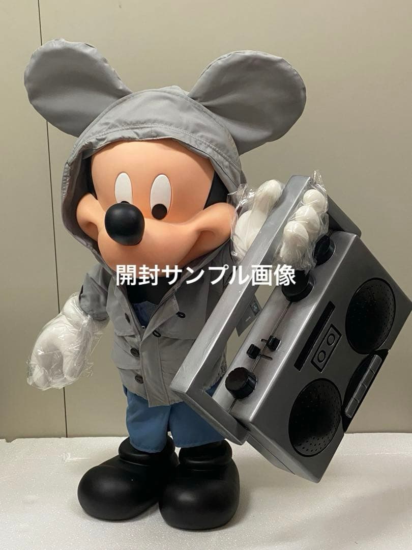 【新品未使用2002年製】ヴンテージミッキーマウス特大フィギュア香港製★未展示品
