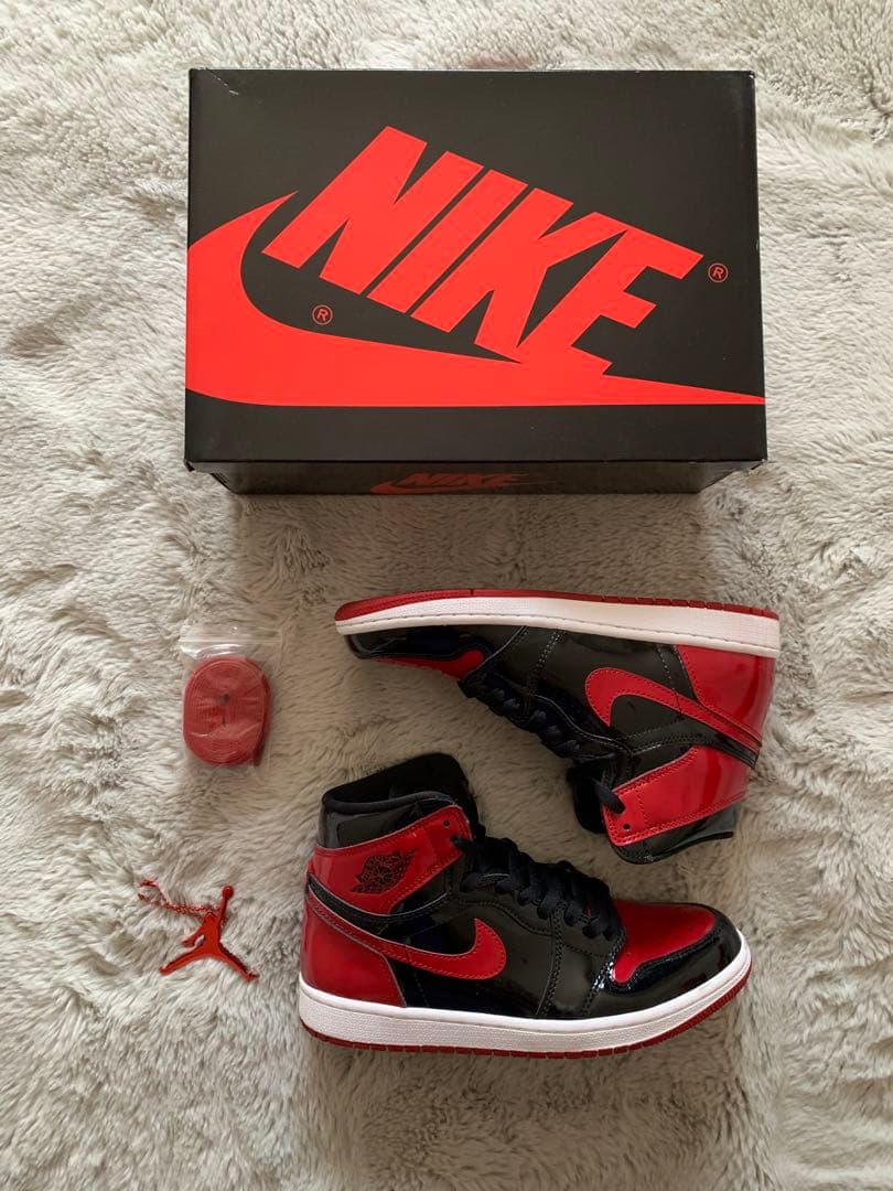 Air Jordan 1 Retro High OG \"Patent Bred”