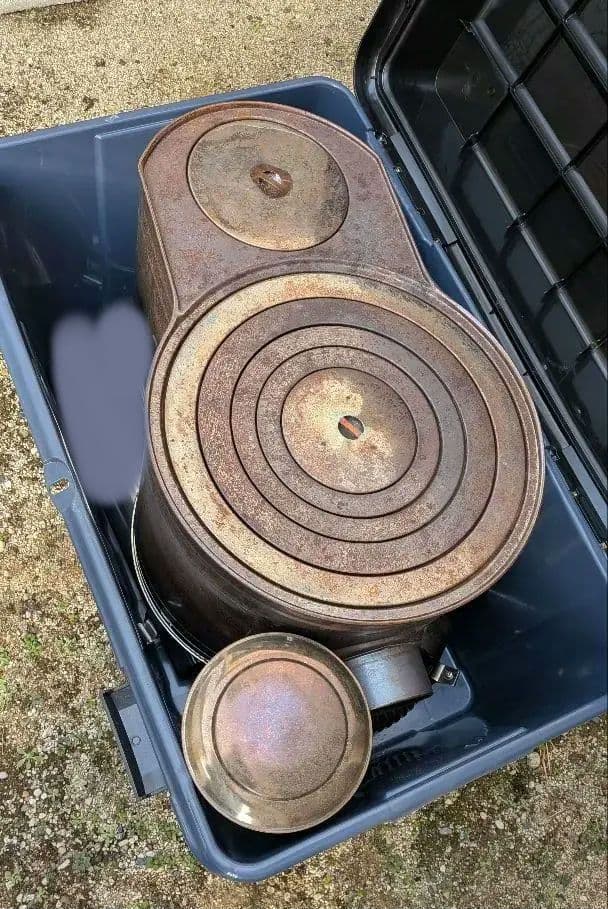 ホンマ製作所 薪ストーブステンレス時計1型 延長用煙突2本新品＆収納箱付けます♪