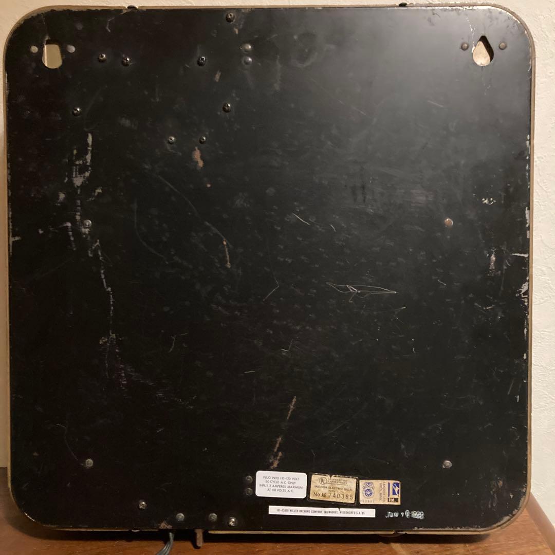 Miller 照明付きヴィンテージモーションサイン