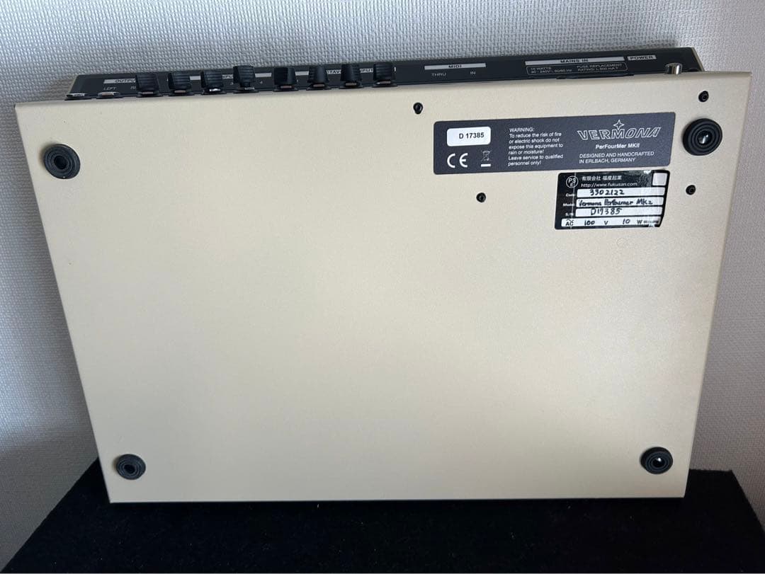 鍵盤楽器 VERMONA PerFourMer MklI CV/Gate