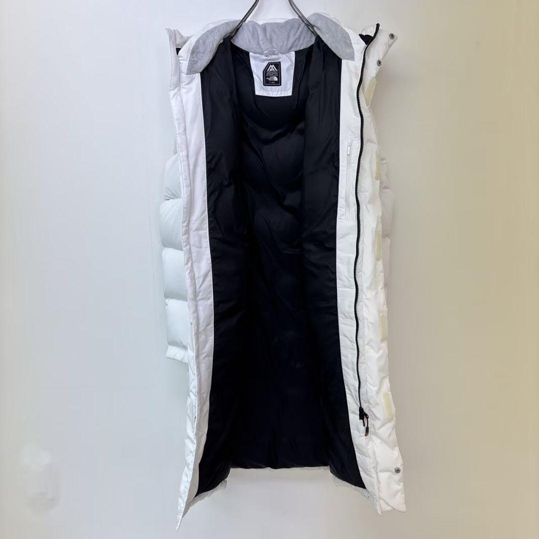 ノースフェイス ベンチコート ロングダウン ホワイト メンズL