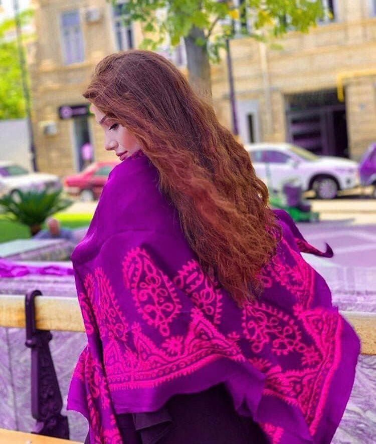 Y*様 スカーフ　アゼルバイジャン　上品カラー シルク　大人可愛い