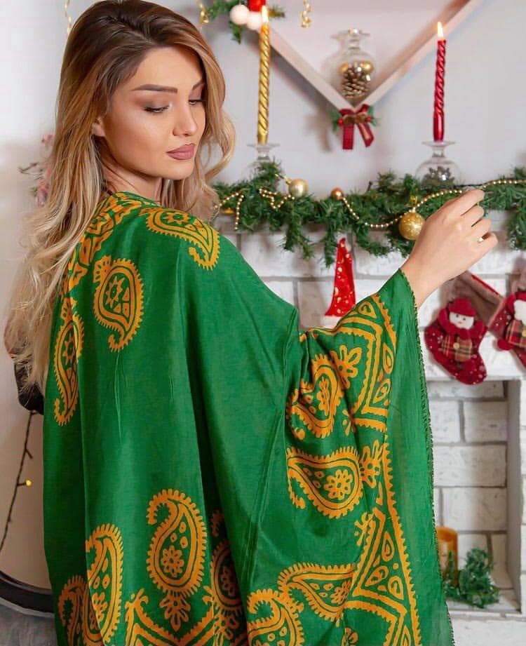 Y*様 スカーフ　アゼルバイジャン　上品カラー シルク　大人可愛い