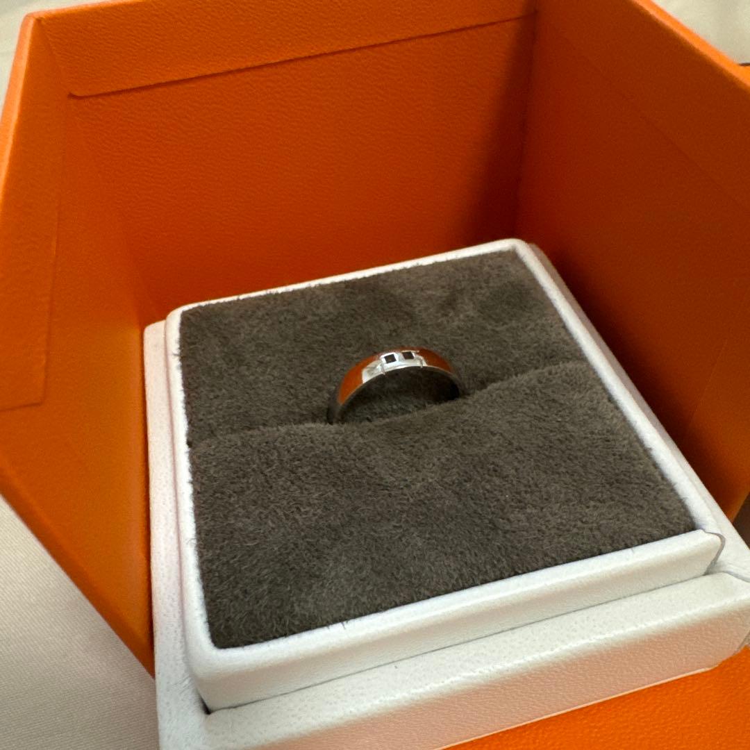 ザキ様　K18WG HERMES エルメス エヴァー ヘラクレス　リング保証書