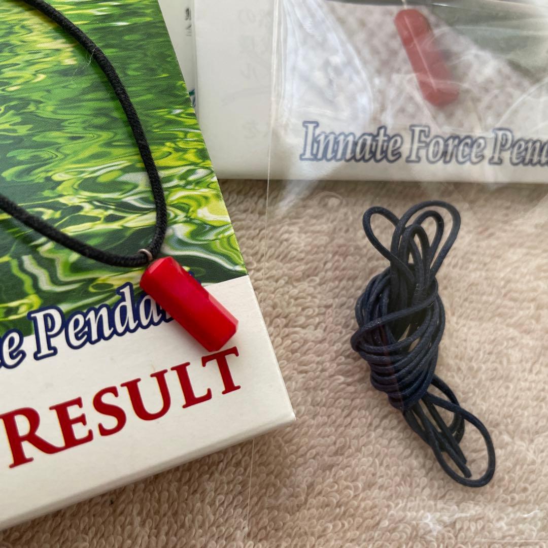 【紐新品付き】イネイト健康ペンダント/リザルト