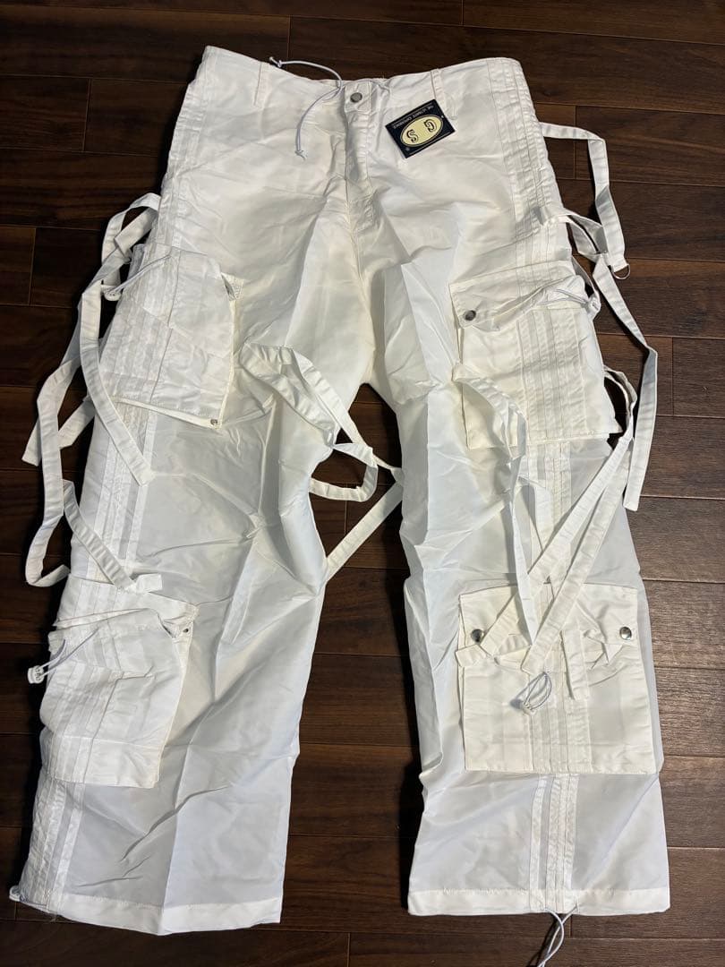 GS テクノパンツ　ブラック　ホワイト　セット販売