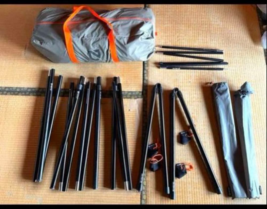 NEMO テントポール 4本セット 収納袋付き