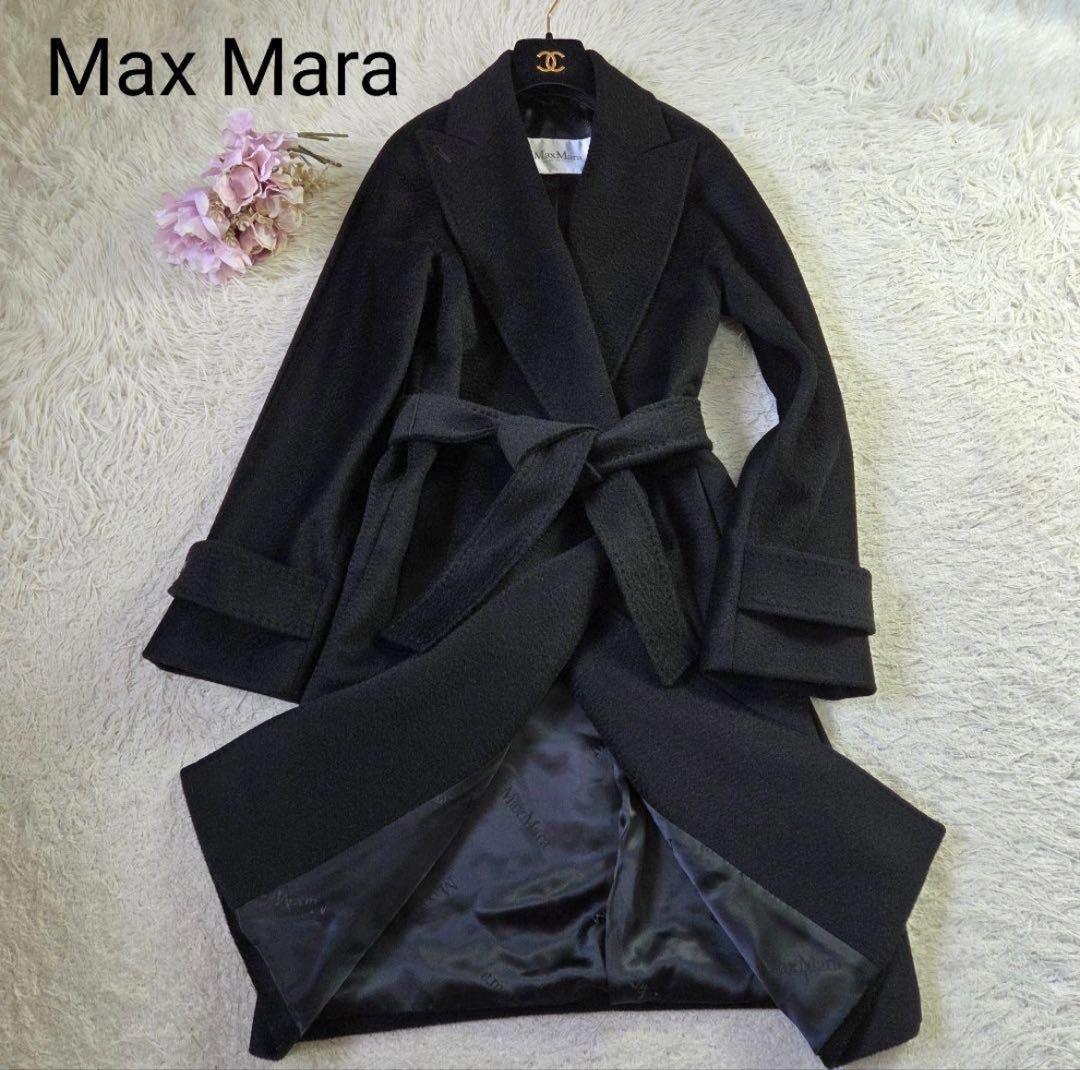 極美品 Max Mara マニュエラ キャメル100% サイズ40 L ブラック - メルカリ